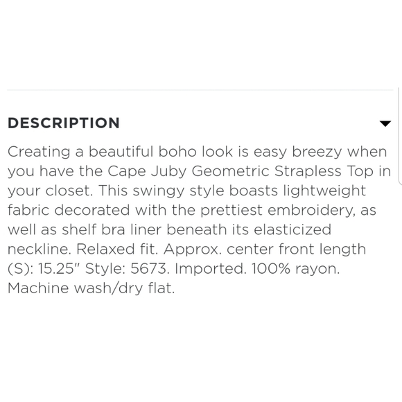 Aeropostal Cape Juby Geometric Shape Top - Picture 10 of 10